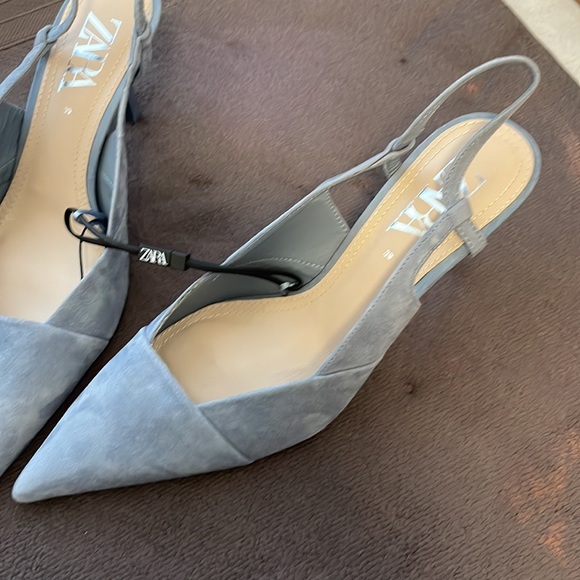 Brand new ZARA sling back heels - Picture 4 of 8